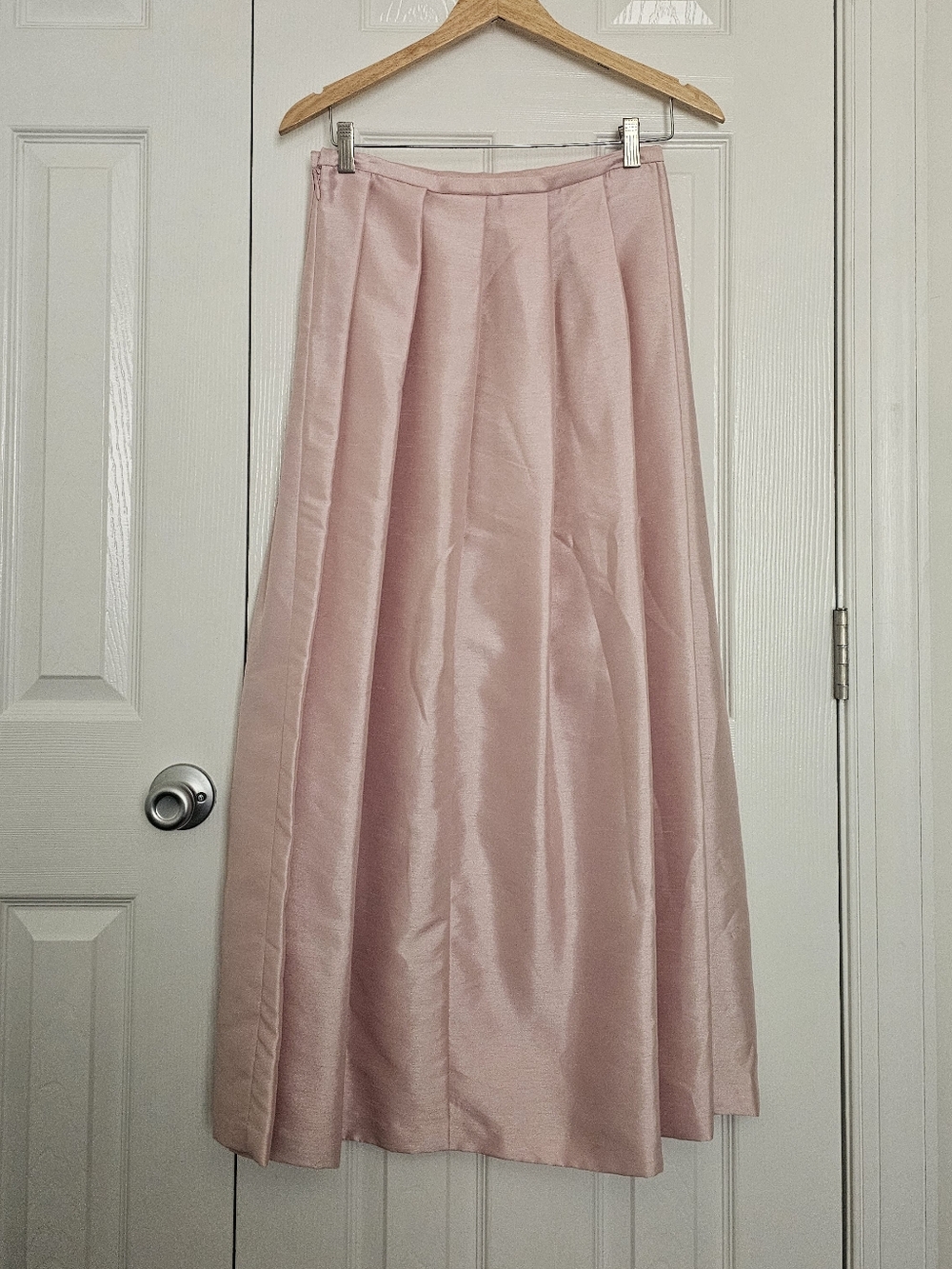 Pleated A-Line Skirt